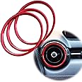 AggHSYJ Red Car Air Conditioner AC Vent Outlet Ring Trim Fit for Mazda MX-5 MX5 Mazda 2 CX-3 CX3 RF ND Car Accessories
