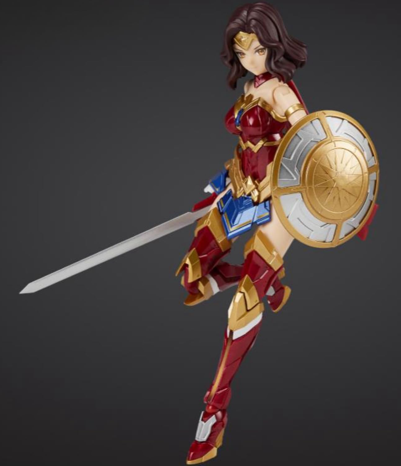 HiPlay MS General Plastic Model Kits: Wonder Lady, Dual-Body Mecha Musume, Anime Style 1:10 Scale Collectible Female Action Figures DC-01