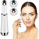 Ideal Swan Eye Massager Wand - Chargeable Facial Massager for Dark Circles, Eye Bags, Puffiness Under Eyes (White)