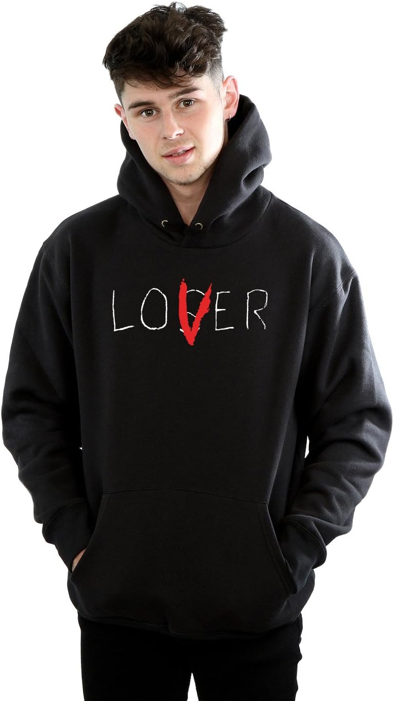 ItMen's Loser Lover Hoodie Large Black