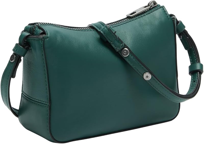 BERLIN Cuir sac à épaule bandoulière Sky II Crossbody Botanical vert foncé
