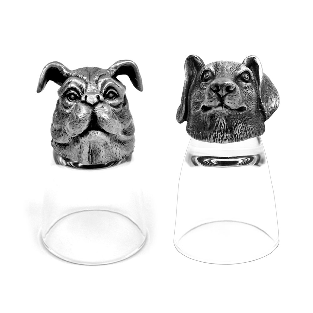 bulldog shot glasses