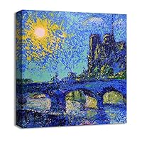 Canvas Wall Art Landscape Canvas Prints Home Artwork Decoration for Living Room, Bedroom - 12x12 inches