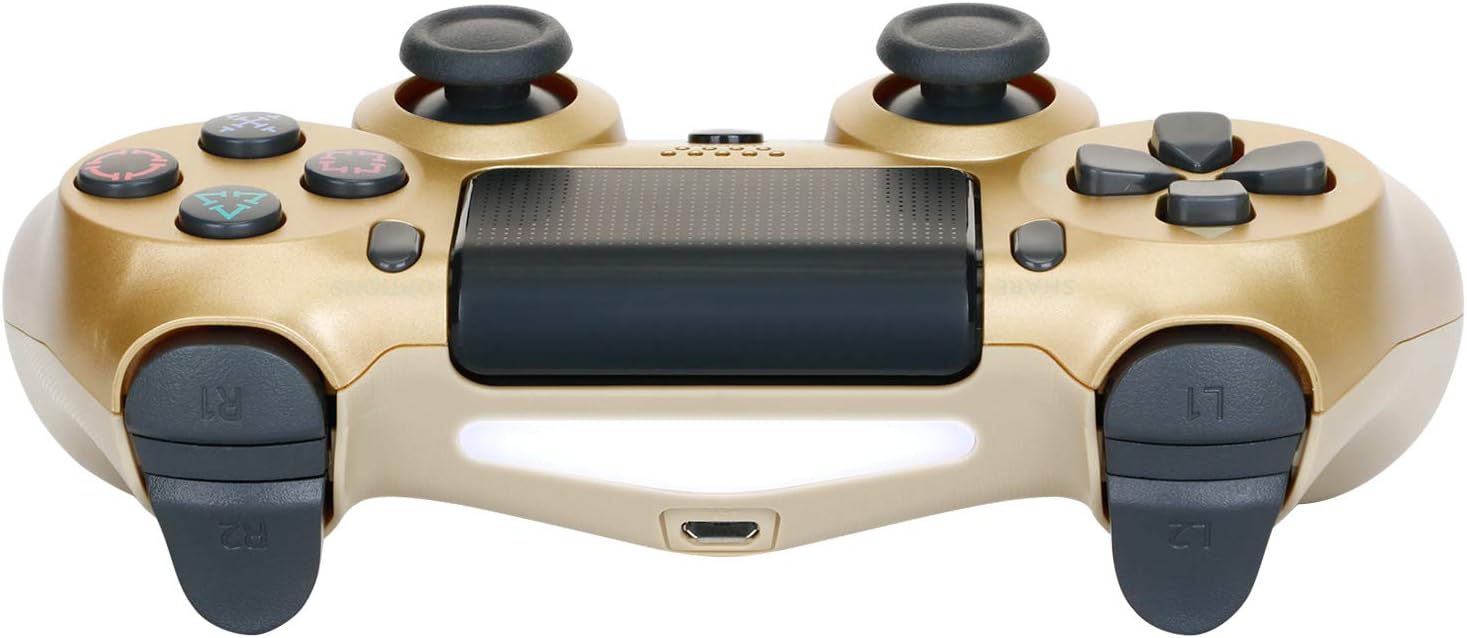 Controllers Gold Color Bluetooth Wireless Gamepads Controller For Playstation 4 With Usb Cable Ps4 Controller Electronics Controllers Gold Color Bluetooth Wireless Gamepads Controller For Playstation 4 With Usb Cable Ps4 Controller Electronics