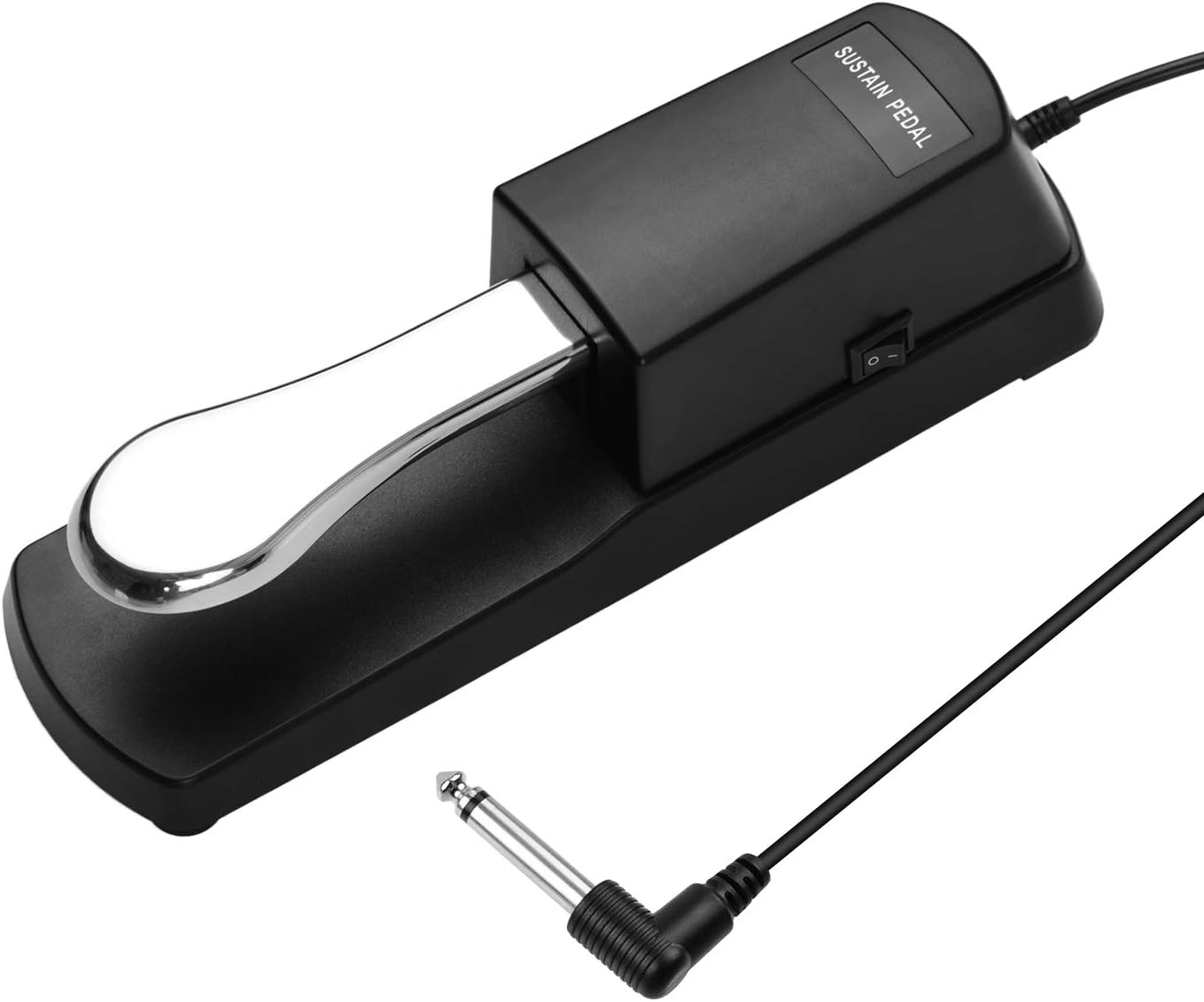 Irfora Piano Sustain Pedal Keyboard Damper Pedal 6.35mm Plug Compatible
