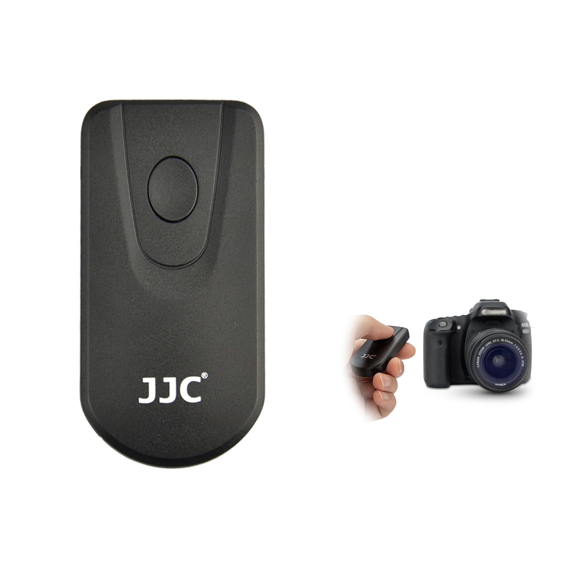 Photo 1 of JJC Wireless Infrared Shutter Release Remote for Canon Rebel T7i T6i T6s T5i T4i EOS R5 R6 7D Mark II 6D Mark II 5D Mark IV III II 5DS 90D 77D 80D 70D 60D M6 M5 M3 Replaces Canon RC-1/RC-6 Remote