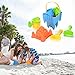 13 Pcs Beach Toys Set Sand Castle Bucket & Tools & Molds In Mesh With Zippered Bag Summer Play Set for Babies Kids