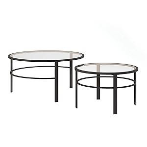 Henn&Hart Coffee Table, One Size, Blackened Bronze