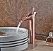 Rozin Antique Copper Tall Bathroom Vessel Sink Faucet Single Lever Countertop Mixer Tap