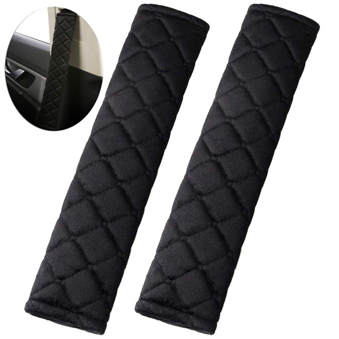 SUMAJU 2 Pcs Seat Belt Pads,Universal Car Seatbelt Cover