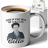 XKZGSZB This Is The Skin Of A Killer Bella, Funny Office Home Ceramic Coffee Mug Tea Cup, Movie fans Vampire Romance Fan Mug, Gifts for Men Women Friend Bestie Coworker Boss, Vampire movie fans Gifts