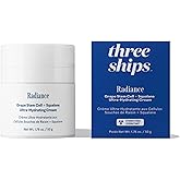 Three Ships - Radiance Grape Stem Cell + Squalane Ultra-Hydrating Cream | Hydrate, Soften, Replenish Skin | Cruelty-Free, Vegan, Paraben-Free, Sensitive Skin Safe (1.76 oz | 50 g)