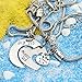 lauhonmin 3pcs Big Sis Middle Sis Little Sis Love Heart Charm Pendant Bracelet Set Family Jewelry Gift for Sister (Style A)