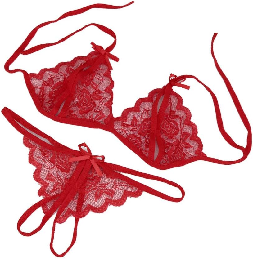 HAPPIShare Women Sexy Lingerie Lace Underwear Sleepwear G-String Lingerie Nightwear Temptation Set Erotic Sleepwear