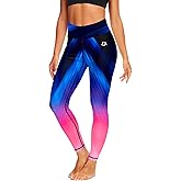 Deerose Print Swim Pants for Women Sun Protection High Waisted Swimming Leggings Rash Guard Pants