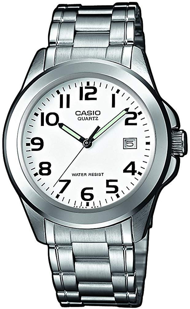 Casio Men's Analogue Quartz Watch with Stainless Steel Bracelet MTP-1259PD-7BEF