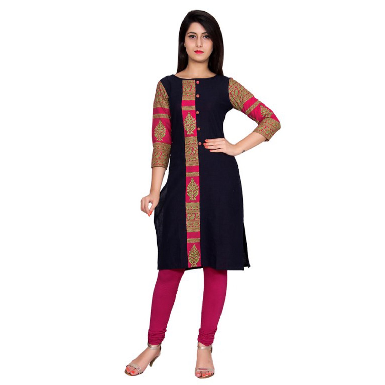 gmi women's cotton straight kurti