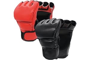 CYIWNIAO 2 Pairs Boxing Gloves Kickboxing Gloves for Men Women Beginner Professional Shockproof Leather Sparring Training Gloves Set MMA Gloves