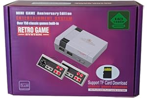 Old Arcade Ultimate Retro Classic Game Console, retro game system HDMI Connection, Dual Controller with controller extension cables, Classic Game Play, Retro Game Play, Nostalgic Game Play.