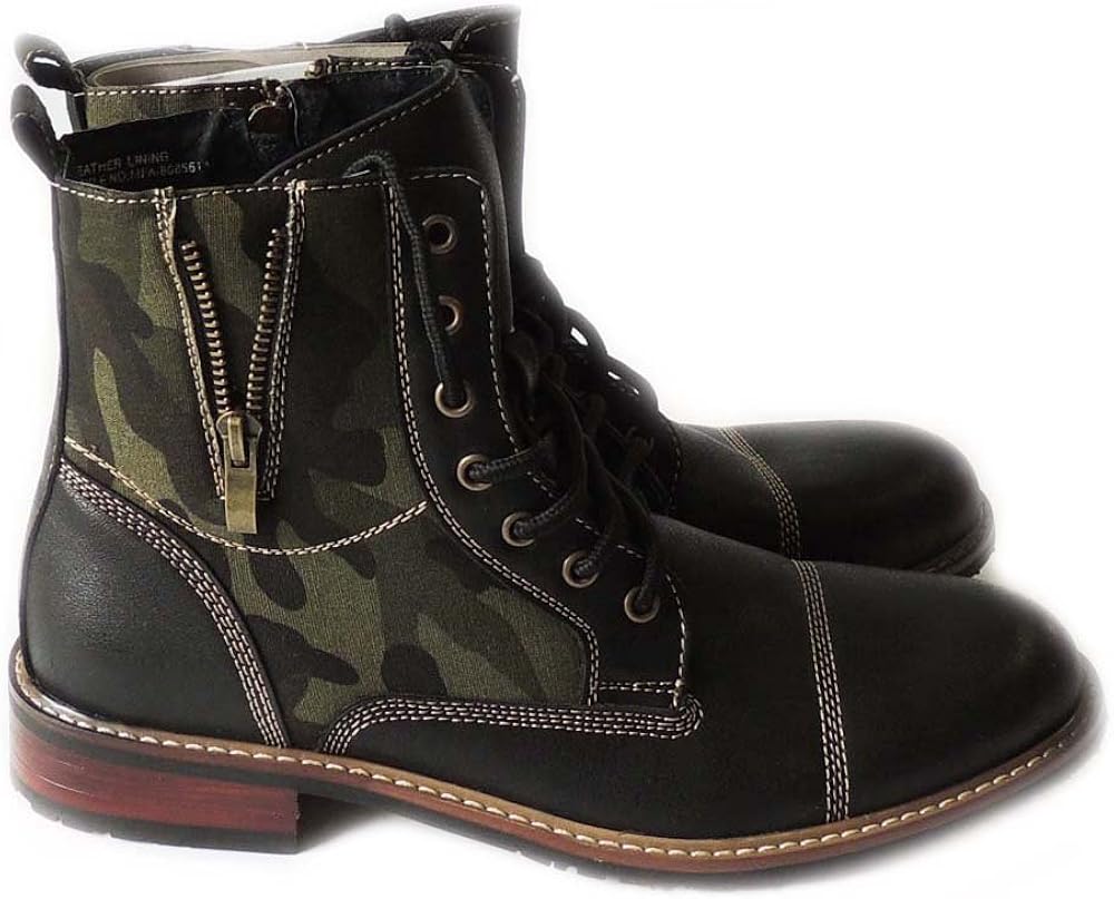 Ferro Aldo Mens HIGH CAMO Ankle Boots