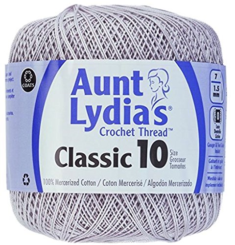 1 Aunt+Lydias+Crochet+Thread+Silver
