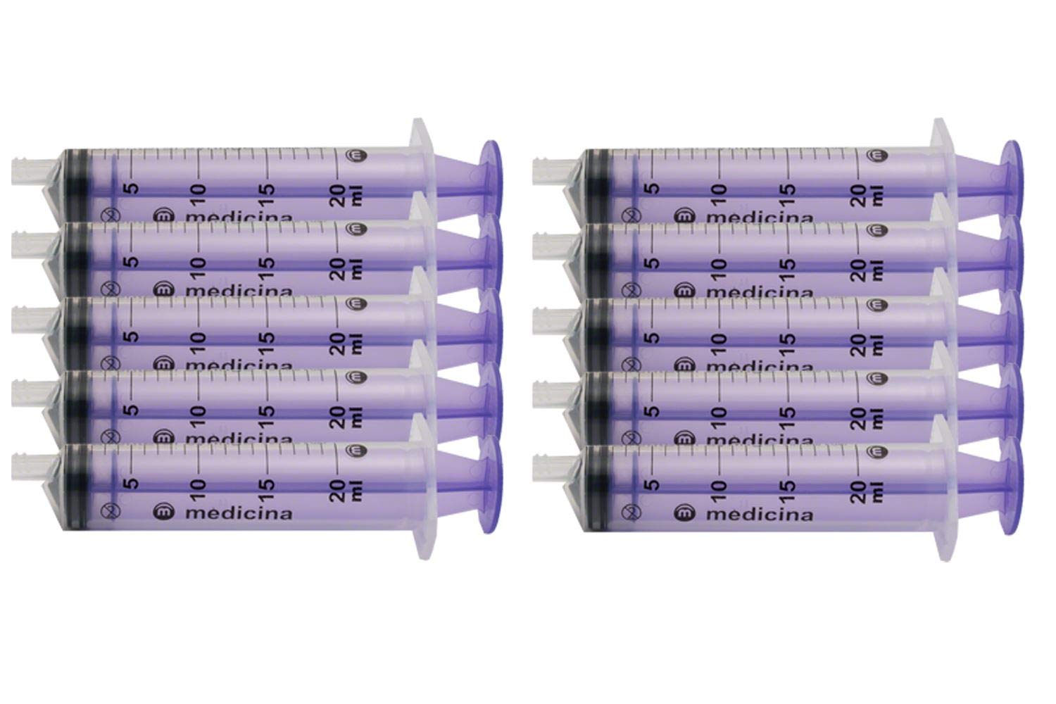 Medicina ENFit Enteral Syringe 20ml, Pack of 10