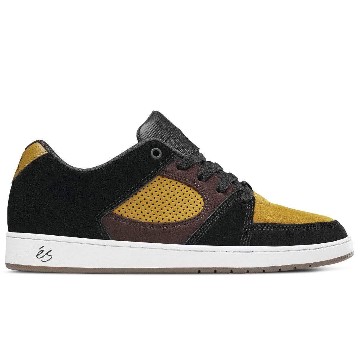ES Accel Slim Skate Shoes Black Brown New Mens Skate Shoes Amazon.co