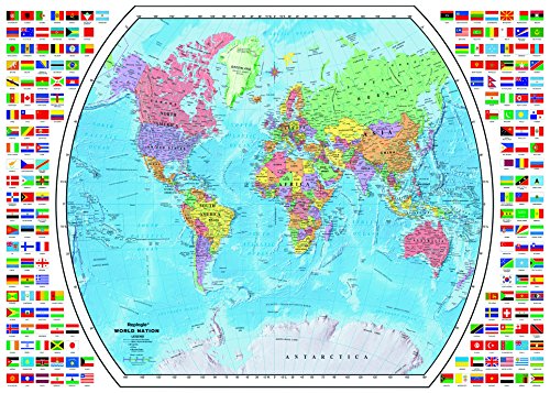 Ravensburger Political World Map Jigsaw Puzzle (1000 Piece)