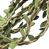 Chenkou Craft 10M Artificial Vine Fake Foliage Leaf Plant Garland Rustic Wedding Home Decor