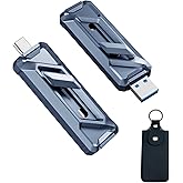 fanxiang 1TB External SSD USB Drive, 2050MB/s USB-C & USB-A Portable SSD 1TB,4K ProRes HDR Recording & Store,Zinc Alloy,External Solid State Drive for iPhone 15/16/17/Android/PC/Mac - F955