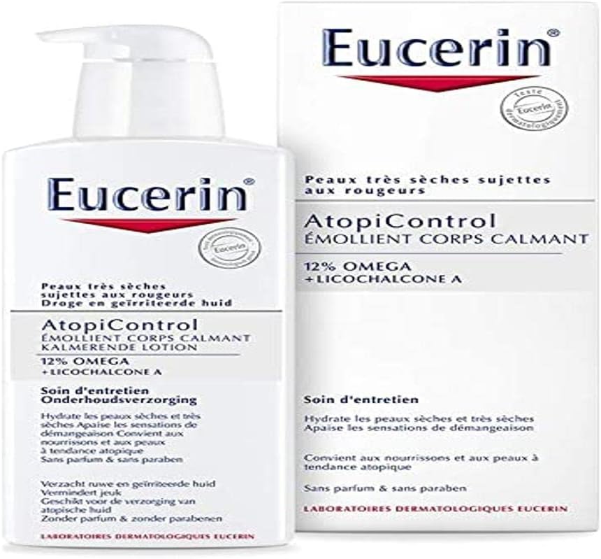 Eucerin AtopiControl Calming Emollient Body Lotion 400ml for Dry Itchy Skin