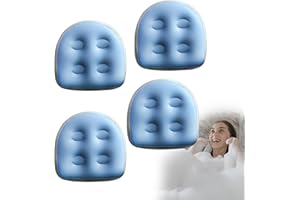2024 Upgraded Edition，BAIJAHUXI 4pcs Spa and Hot Tub Booster,Seat Inflatable Bathtub Cushion,Spa Waterproof Back Pad,Soft Spa Cushion Massage-s Mat