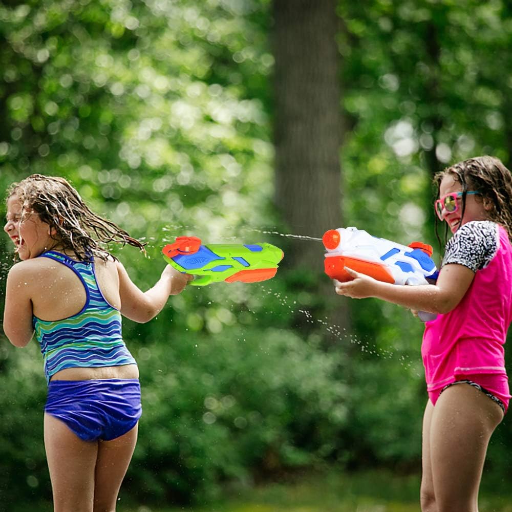 MOZOOSON 3X Water Gun for Kids Toys Super Guns Soaker Pump for Kids Adults, Summer Water Blaster Toy for Swimming Pool Party Outdoor Beach Water Fighting: Toys & Games