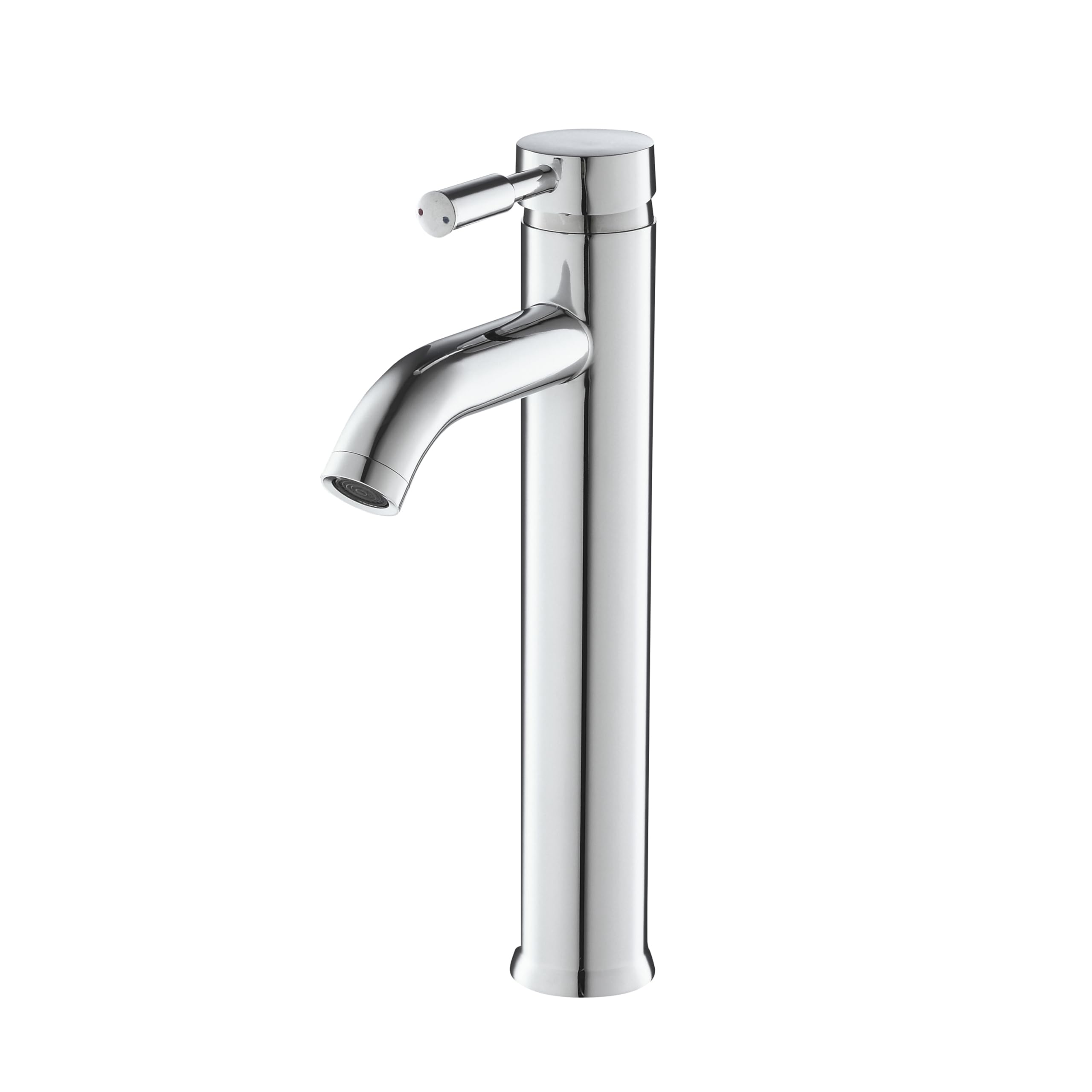 Eridanus Bathroom Basin Mixer Taps, Single Lever Tap Solid Brass Hot and Cold Mono Sink Tap, Vanity Mixer Faucet Modern Faucet Polished Chrome