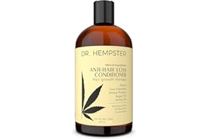 DR. HEMPSTER Women's and Men's Hair Growth Conditioner - Biotin and Hemp Anti Hair Loss Treatment for Thinning Hair - Natural and Organic Thickening and Volumizing Ingredients - No Parabens or Sulphates