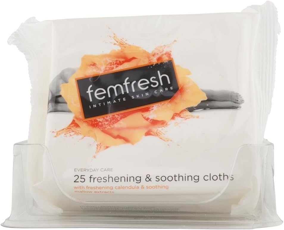 Femfresh Intimate Wipes, Flushable & Biodegradable Disposable Feminine Hygiene Vaginal Cloths with Calendula & Aloe Extracts - Image 4