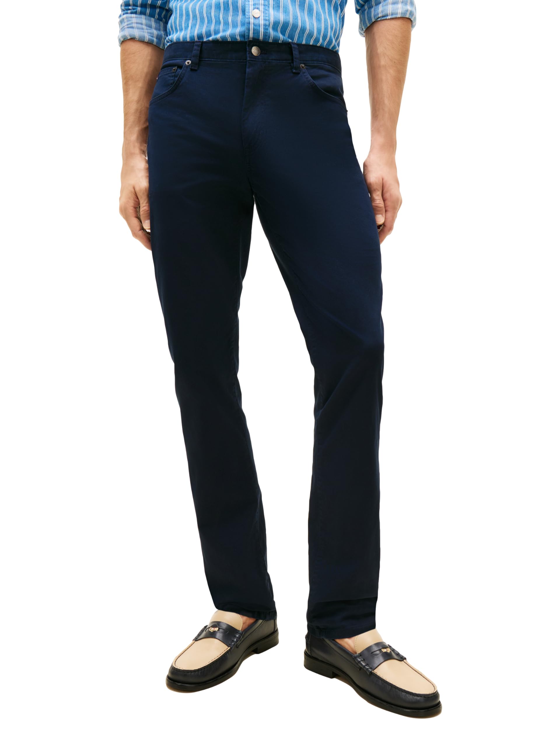 Tommy Hilfiger Men’s Denton Twill Chino,Desert Sky 30×32