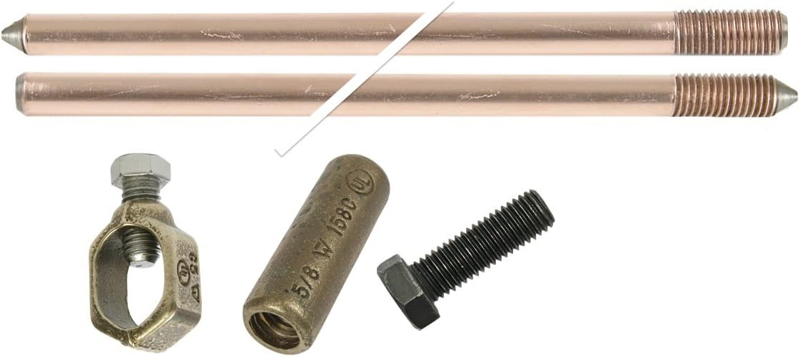 Galvan 8-Ft. Ground Rod Kit