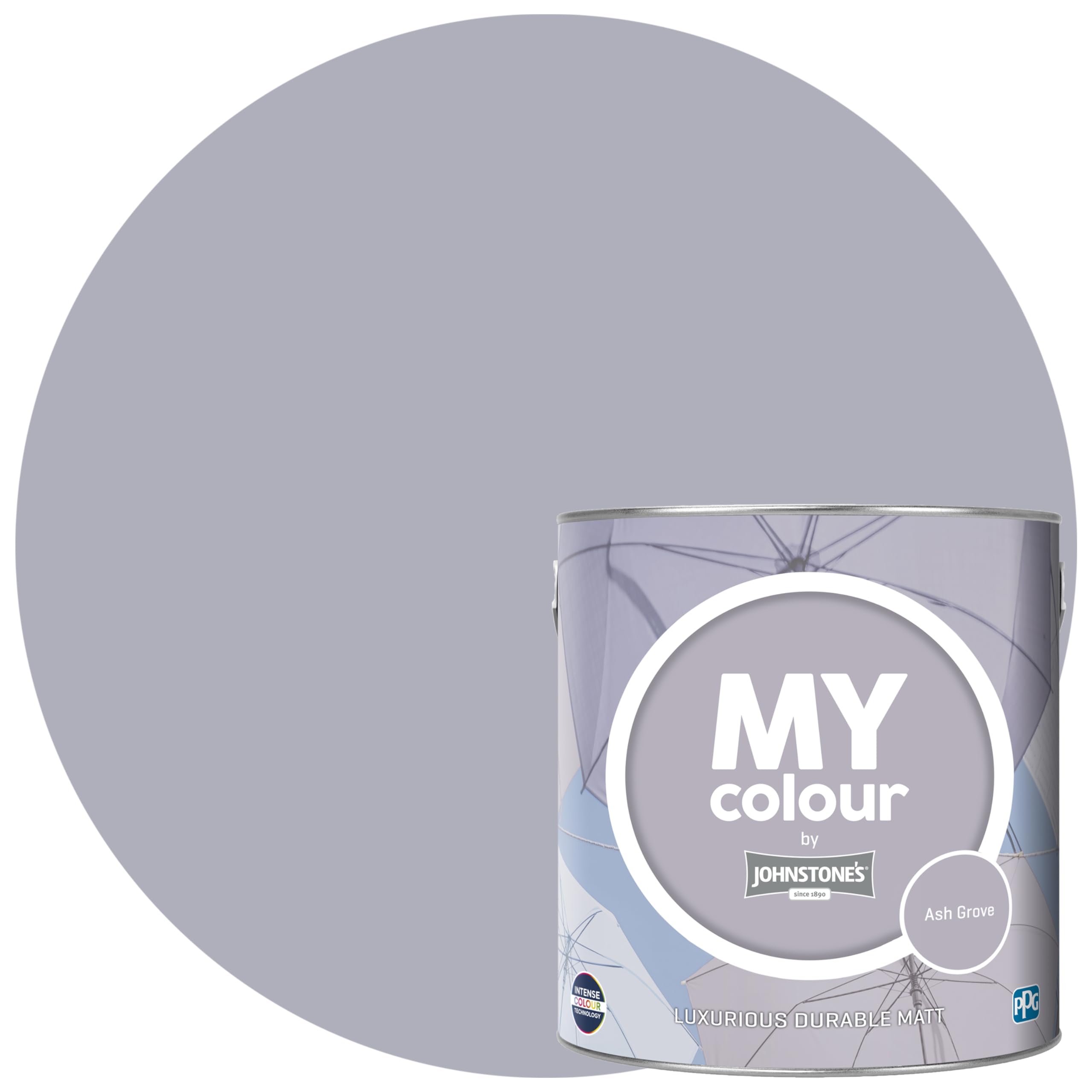 MY colour by Johnstone's - Luxurious Durable Matt - Ash Grove - Colour Intense Technology - 2.5L