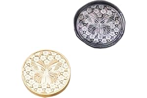 Wax Seal Stamp Butterfly Series Sealing Brasses for Gift WrappingsEnvelope Invitation Card Decorations Sealing Butterfly Seri