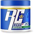 Ronnie Coleman's BCAA XS Powder with EAAs, Branched Chain Amino Acids Post Workout Muscle Recovery, Sugar Free Hydration Drink for Women and Men, Green Apple, 30 Servings
