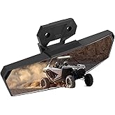 KEMIMOTO PRO XP Center Rear View Mirror High-Definition Race Convex Mirror Compatible with Polaris RZR PRO XP / 4, Turbo R /4