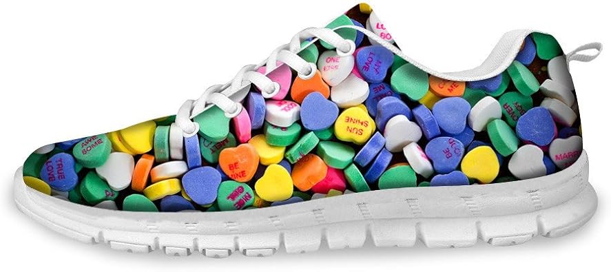 Axgm Zapatillas De Deporte Para Mujer Ligeras Con Frases De