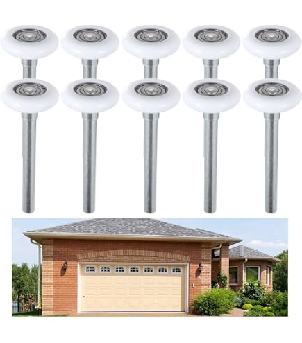 One-Piece Garageextra-Quiet 2 Inches Nylon Garage Door Roller with 13-Ball Bearing and 4 Inches One-Piece Garageextra-Quiet 2 Inches Nylon Garage Door Roller with 13-Ball Bearing and 4 Inches