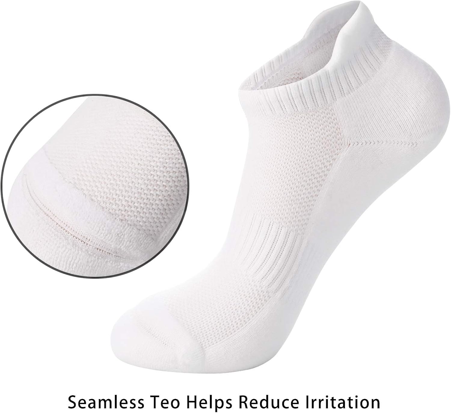 CelerSport Ankle Athletic Running Socks Low Cut Sports Tab Socks for Men and Women (6 Pairs): Clothing