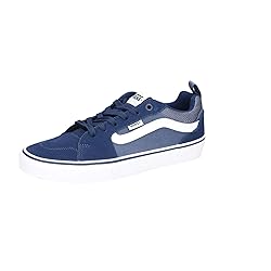 Vans Men's Filmore Sneaker, Blue Suede Canvas, 11