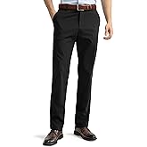 HISDERN Flex 501 Men's No Iron Dress Pants Golf Pants 30"/32" Stretch Quick Dry for Business Work Casual with 5 Pocket