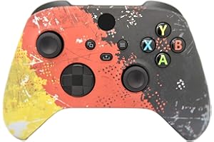 PROCONTROLLERS LLC Hand Airbrushed Fade Custom Controller Compatible with Xbox Series X/S & Xbox One (Series X/S German Flag)