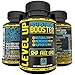 LEVEL UP Testosterone Booster for men - Testosterone Supplement for Libido, Stamina, Male Performance, Muscle Growth, Fat Loss! With Horny Goat Weed, Longjack, Tribulus, Chrysin. 90 Veg Capsules