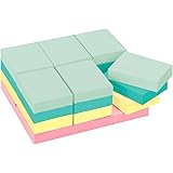 Post-it Notes 65324APVAD Original Pads in Marseille Colors, Value Pack, 1 1/2 x 2, 100-Sheet (Pack of 24)